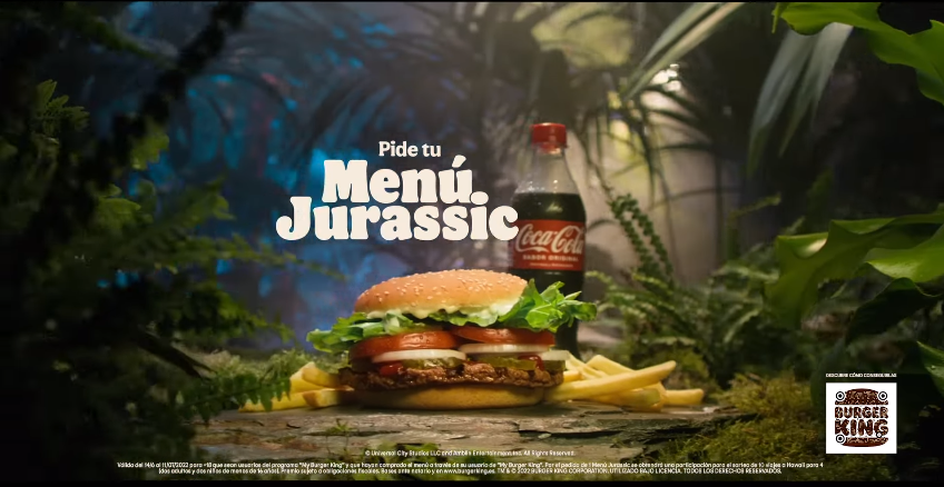 Burger King lanza menú inspirada en Jurassic World para calmar “el rugido de todas las tripas” 1 Burger King lanza menú para calmar “el rugido de todas las tripas”