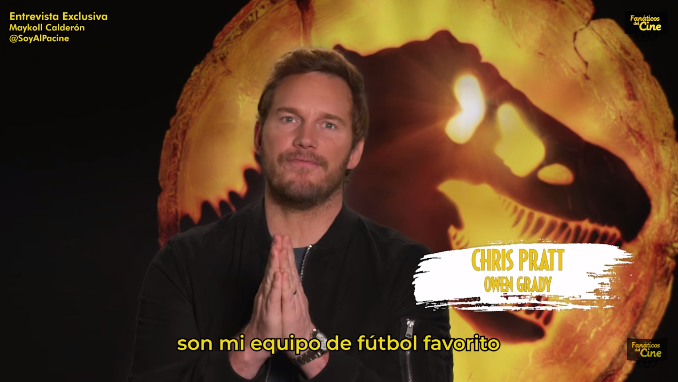 Chris Pratt alienta a la selección peruana rumbo al repechaje 1 Chris Pratt alienta a la selección peruana rumbo al repechaje