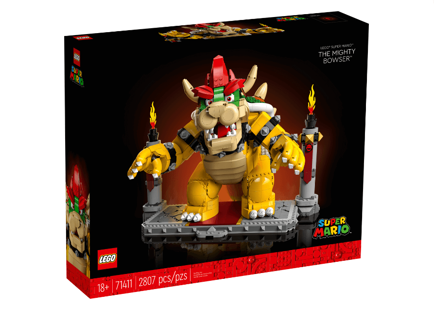LEGO colabora con Nintendo y lanza Bowser de casi 3 mil piezas 2 Bowser Nintendo Lego