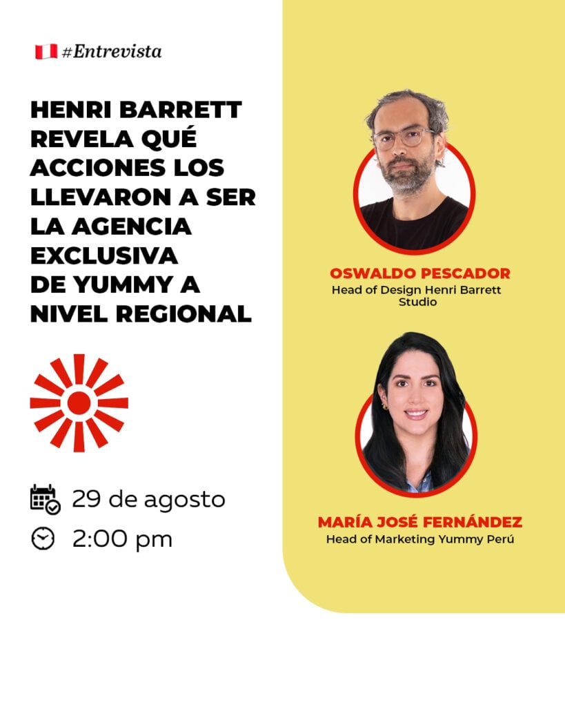Henri Barrett revela qué acciones los llevaron a ser la agencia exclusiva de Yummy a nivel regional 2 henri barrett