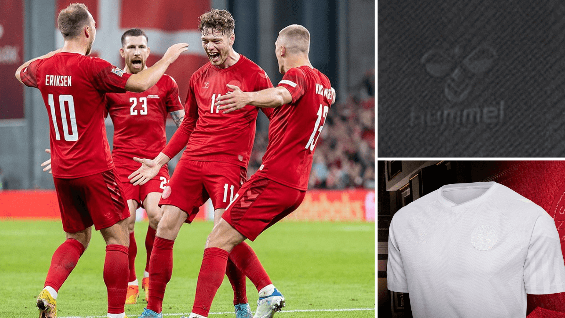 Hummel protesta contra Qatar ocultando su logo en la camiseta de Dinamarca para el mundial 2022 1 Hummel protesta contra Qatar ocultando su logo en la camiseta de Dinamarca para mundial 2022