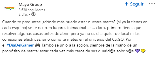 Un mapa en Counter Strike y ofertas de snacks: Tambo se gana a los gamers 2 Un mapa en Counter Strike y ofertas de snacks: Tambo se gana a los gamers