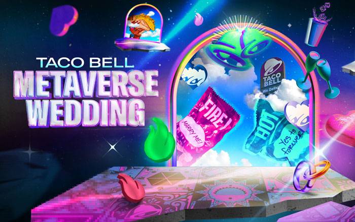 Concurso de Taco Bell premiará a una pareja con una boda virtual (y legal) en el metaverso 2 Concurso de Taco Bell premiará a una pareja con una boda virtual (y legal) en el metaverso