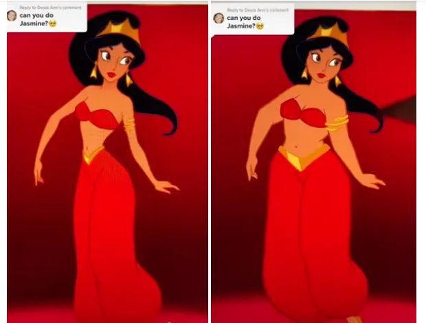 Ilustradora gana popularidad en Tiktok al mostrar a princesas de Disney con cuerpos reales 1 Ilustradora gana popularidad en Tiktok al mostrar a princesas de Disney con cuerpos reales