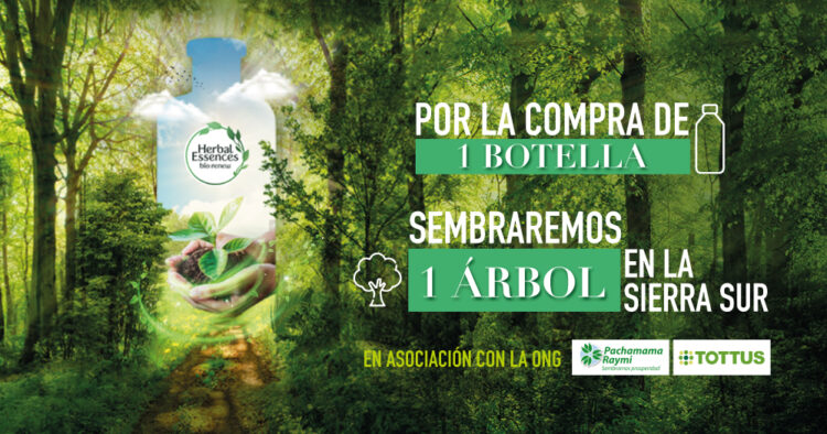 Herbal Essences continúa promoviendo el cuidado del medio ambiente y ha logrado sembrar más de 10 mil árboles en Perú