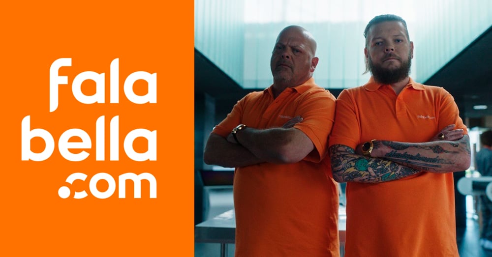 Rick y Corey Harrison se convierten en los protagonistas del nuevo spot de falabella.com 1 Rick y Corey Harrison se convierten en los protagonistas del nuevo spot de falabella.com