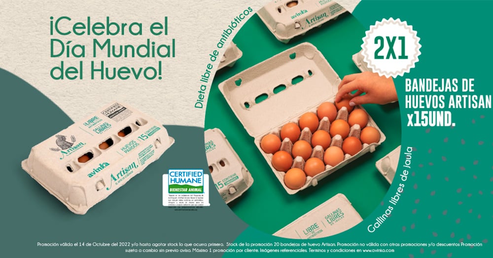 Artisan celebra el día mundial del huevo con una promo 2x1 imperdible 1 PORTAL MUNDIAL DEL HUEVO