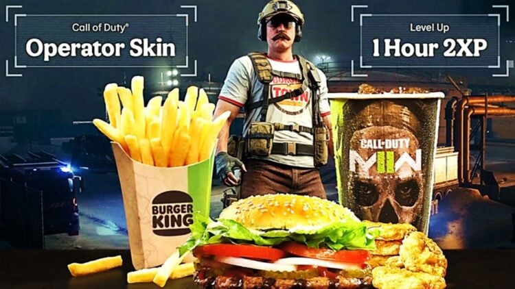 Burger King estrena campaña para promocionar Modern Warfare 2 1 modern warfare 2 burger town operator skin burger king promo