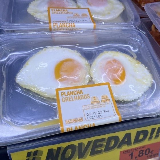 España: Supermercado ofrece huevos fritos listos para comer 1 España: Supermercado ofrece huevos fritos listos para comer