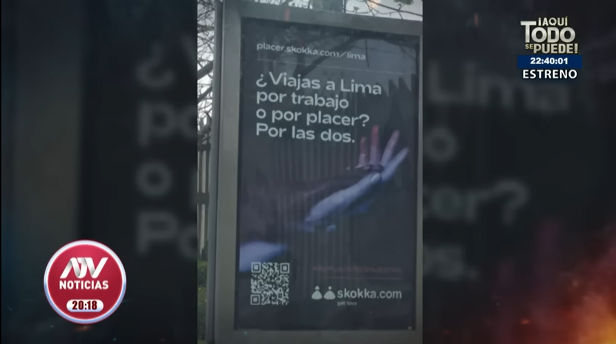 Alerta por contenido sexual en paneles publicitarios en Lima 2 Alerta por contenido sexual en paneles publicitarios en Lima