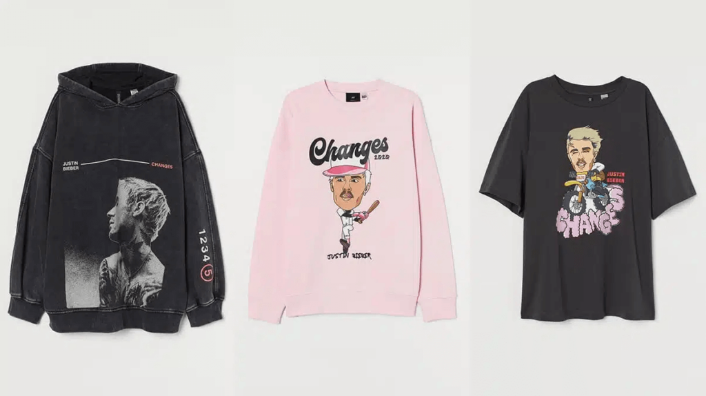 H&M elimina una colección inspirada en Justin Bieber porque el cantante la calificó como "basura" 4 H&M elimina una colección inspirada en Justin Bieber porque el cantante la calificó como "basura"
