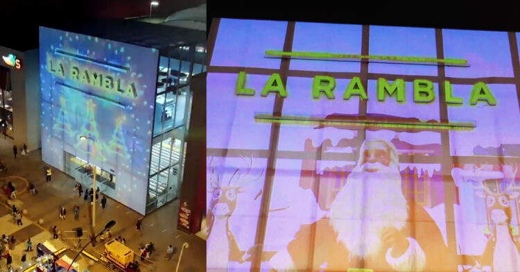 La Rambla San Borja celebra la navidad con lo último en arte digital 1 La Rambla San Borja celebra la navidad con lo último en arte digital