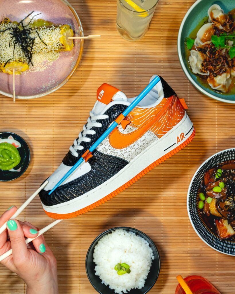 Compañía rediseña las Nike Air Force inspiradas en sushi y Katy Perry