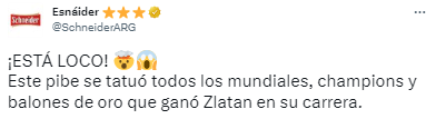 La hilarante respuesta del patrocinador de la Selección Argentina a las declaraciones de Zlatan Ibrahimovic 2 La hilarante respuesta del patrocinador de la Selección Argentina a las declaraciones de Zlatan Ibrahimovic