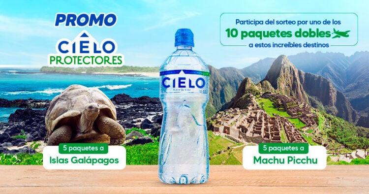 <strong>Grupo AJE promueve la reactivación del turismo en Machu Picchu con la promo <em>Cielo Protectores</em></strong> 1 PORTAL CIELO