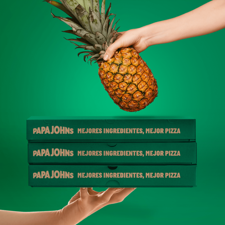 Este 9 de febrero Papa John's dará pizzas a cambio de piñas 1 Este 9 de febrero Papa John's dará pizzas a cambio de piñas