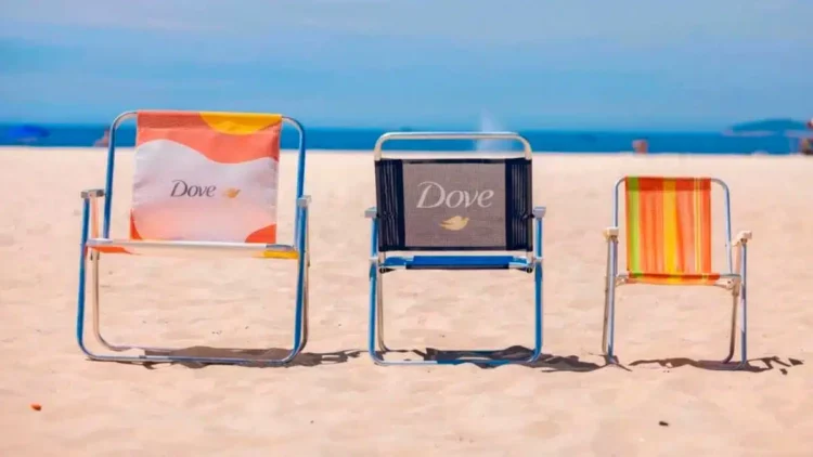 Dove crea una silla de playa especial que se adapta a la diversidad corporal 1 dove silla