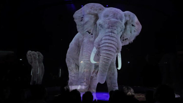 Así es el circo que utiliza hologramas en lugar de animales 1 hologramas en lugar de animales