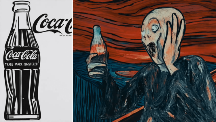 Coca-Cola convierte un cuadro de Andy Warhol en la pieza estelar de su nueva campaña global