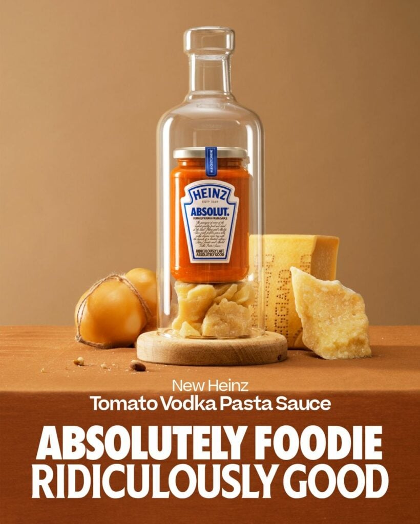 Heinz y Absolut Vodka lanzan edición especial de salsa para pasta 2 heinz x absolut poster 3 1