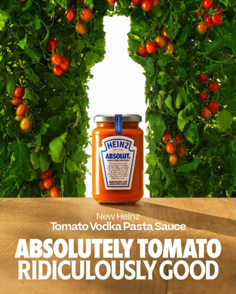 Heinz y Absolut Vodka lanzan edición especial de salsa para pasta 3 heinz x absolut poster 4 1