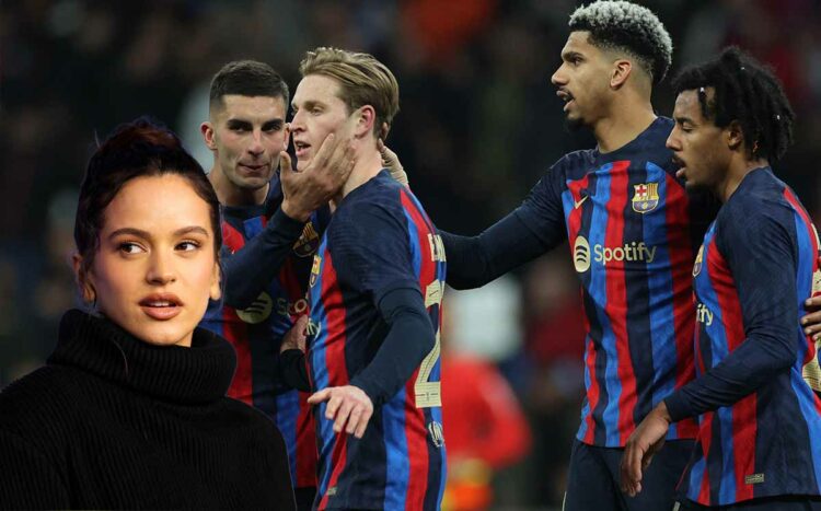 La curiosa camiseta que lucirá el Barcelona ante el Real Madrid en homenaje a Rosalía 1 logo rosalia jersey fc barcelona