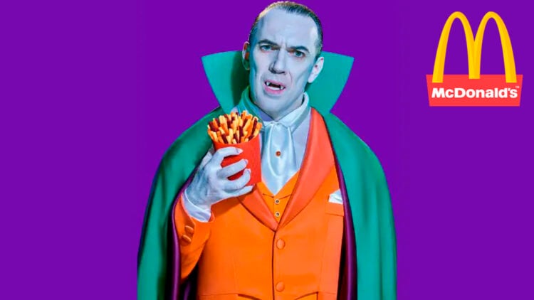 McDonald’s convierte a Drácula en vegetariano en su nueva campaña 1 mc 3