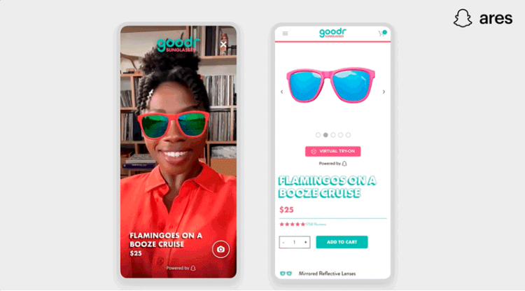 Snap lanza solución para vender con Realidad Aumentada