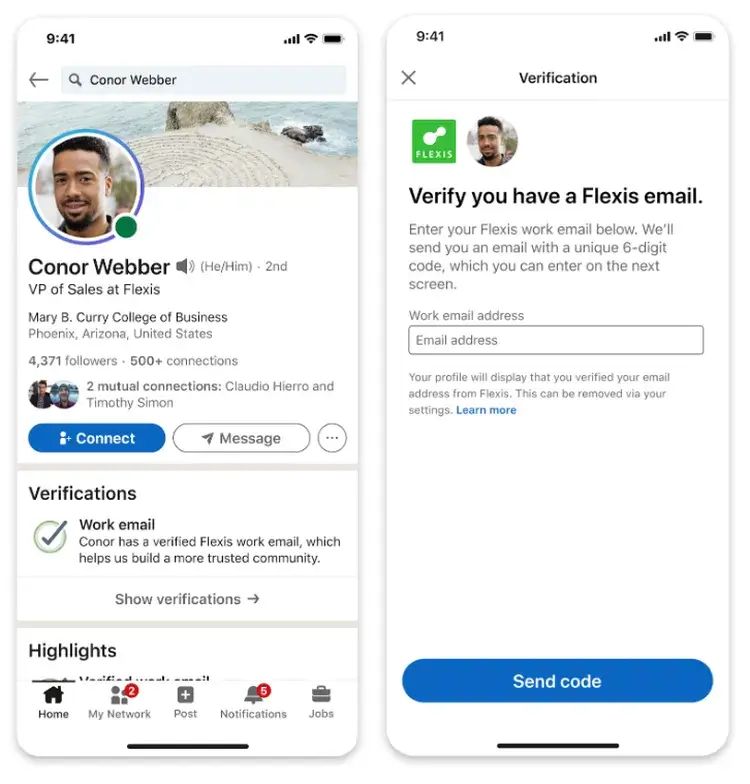 LinkedIn estrena insignia para comprobar dónde trabajas 2 insignia para comprobar dónde trabajas