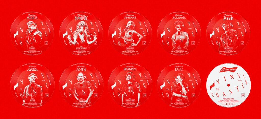 Budweiser lanza posavasos de vinilo que funcionan en la mayoría de los tocadiscos 2 Budw1 1