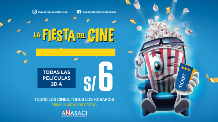 ¡Precios de película! Vuelve la 'Fiesta del Cine' con entradas a solo 6 soles 1 cine 3