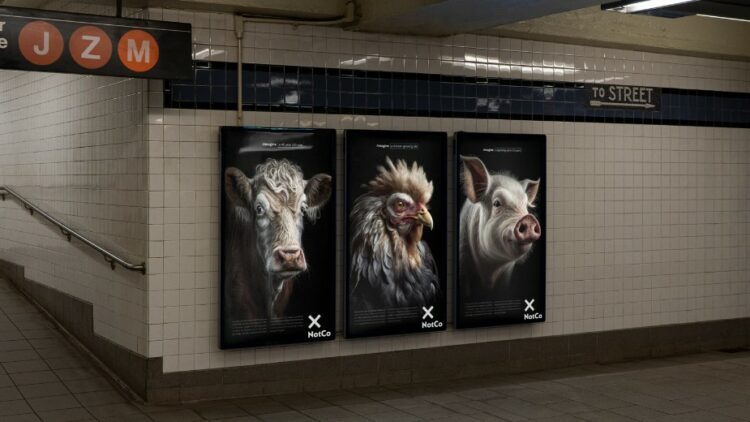 ¿Cómo se vería una vaca o un cerdo en edad anciana? NotCo lo muestra en esta campaña