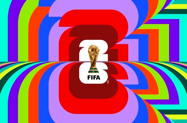 El logotipo de la FIFA para la Copa Mundial 2026: un homenaje a las 16 sedes y 48 equipos que participarán 1 El logotipo de la FIFA para la Copa Mundial 2026: un homenaje a las 16 sedes y 48 equipos que participarán