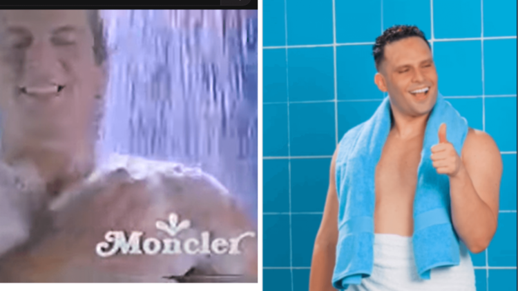 Jabón Moncler recrea su icónico comercial de 1990 de la mano de iOA