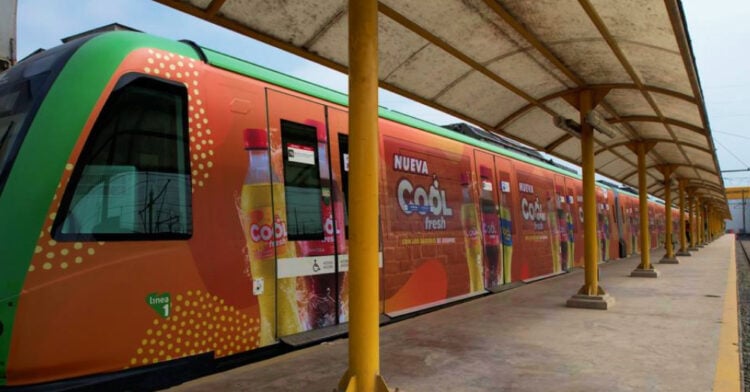 ISM brandea dos trenes de Línea 1 con sus marcas Loa y Cool Fresh