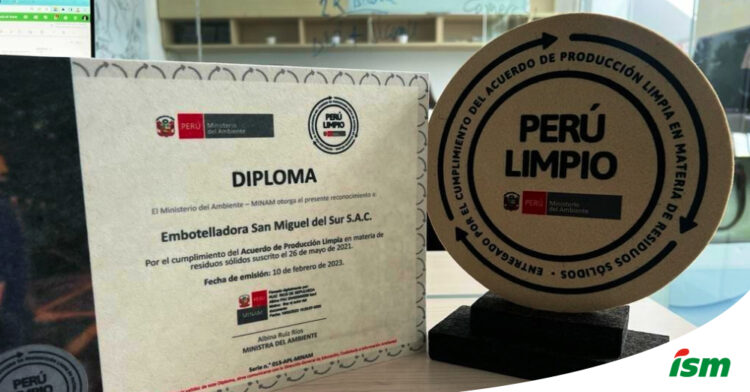 <strong>Industrias San Miguel obtiene Sello de Producción Limpia</strong> 1 ISM Industrias San Miguel obtiene Sello de Producción Limpia