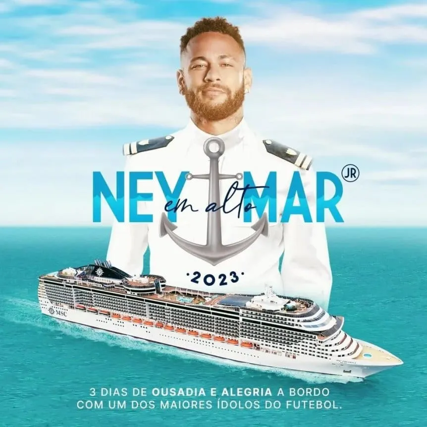 “Neymar en Alta Mar”: el crucero del futbolista ya es una realidad 2 “Neymar en Alta Mar”: el crucero del futbolista ya es una realidad