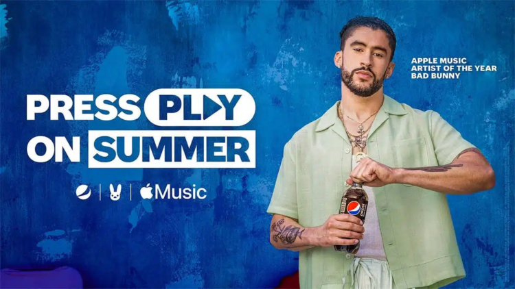 Bad Bunny protagoniza campaña de Pepsi y Apple que ofrece música gratis a los fans de la marca de bebidas 1 Bad Bunny protagoniza campaña Pepsi y Apple que ofrece música gratis a los fans de la marca de bebidas