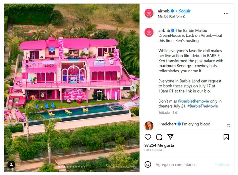 Numerosas marcas se unen en una estrategia masiva para promocionar la esperada película 'Barbie' 3 2 1