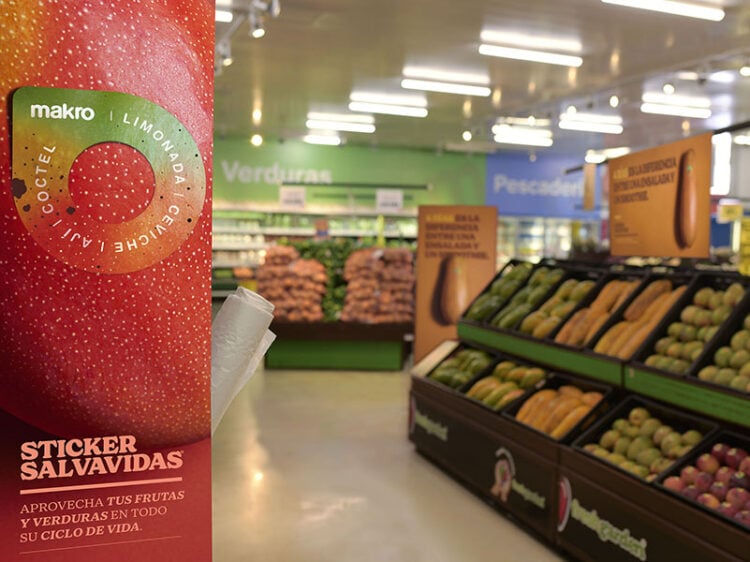 'El sticker salva-vidas', una campaña que busca reducir desperdicio de alimentos y promover la sostenibilidad