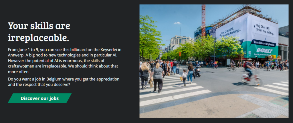 Agencia de empleos desafía a chatGPT a terminar de construir un edificio