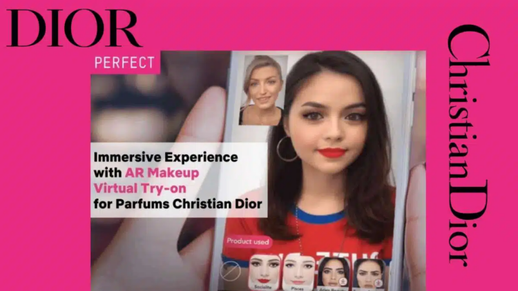 Dior lanza tecnología para ofrecer pruebas virtuales de maquillaje en realidad aumentada