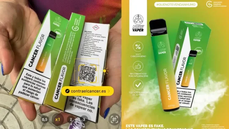 vaper sabor a cáncer