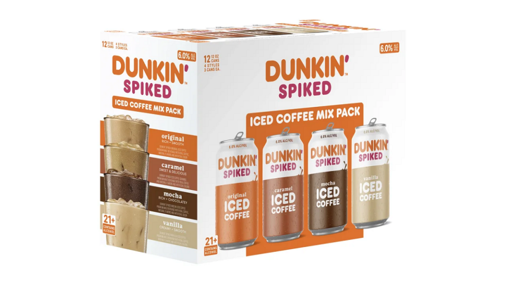 Dunkin’ apuesta por convertir sus cafés y tés helados en bebidas con alcohol