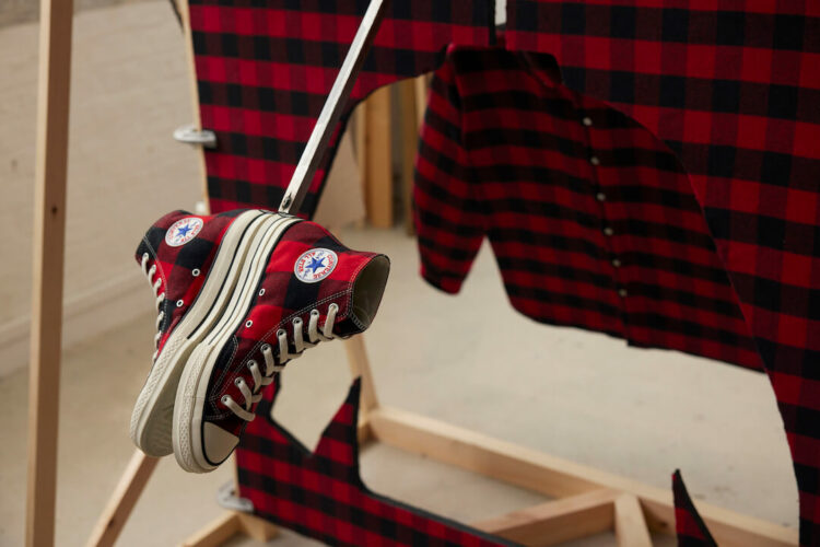 Converse regresa a los 90’s con zapatillas hechas de camisas recicladas