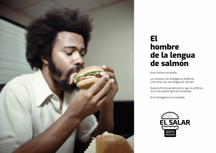 Marca de hamburguesas orgánicas crea campaña con IA pararechazar ingredientes artificialesLa campaña fue lanzada días después de que Elon Musk, juntoa otros 1000 líderes tecnológicos, firmaran un acuerdo para ponerle una pausa ala inteligencia artificial por el peligro que podía representar para lahumanidad. En una acción creativa que combina tecnología con publicidadimpresa tradicional, Hamburguesas El Salar ha presentado una nueva campaña conun poderoso mensaje en contra de los ingredientes artificiales.Para capturar la esencia de la marca boliviana reconocidapor sus hamburguesas premium 100% naturales, la agencia de publicidad OgilvyBolivia decidió adoptar un enfoque poco convencional y utilizar inteligenciaartificial para crear la campaña.En 2023, la inteligencia artificial se convirtió en elcentro de atención, con Chat GPT, Midjourney, Stable Diffusion, Dall-e y otras herramientasque ganaron popularidad entre los usuarios de Internet. Sin embargo, junto consu fama surgió un acalorado debate sobre los errores que a menudo comete,especialmente en la generación de imágenes."Como una marca desafiante, nos atrevimos a jugar ydesafiar el statu quo, comunicando nuestro factor diferenciador utilizandoherramientas que nos permiten generar publicidad a la par de las grandesmarcas. Con presupuestos limitados, buscamos un socio creativo que pudieraayudarnos a optimizar nuestra inversión con creatividad de alto nivel. ¿Quiénmejor que Ogilvy Bolivia, la agencia más premiada del país, para lograresto?", afirmó Jorge Chávez, socio y director de operaciones de El Salar.Según Henry Medina, CCO de Ogilvy Bolivia, la idea essimple. Le pedimos a Midjourney que creara imágenes de jóvenes comiendohamburguesas y la Inteligencia Artificial hizo su parte al cometer los erroresesperados. Midjourney generó un hombre con siete dedos en una mano, un muchachocon un labio de queso adicional y otro con una lengua de salmón. La campañacobró vida a partir de ahí. A diferencia de otras campañas, no teníamostitulares, copies, ni bocetos, ya que confiábamos en los errores cometidos porla Inteligencia Artificial para construir desde ahí. Esa fue la clave y elfactor diferenciador de esta campaña disruptiva".La acción se lanzó días después de que Elon Musk, junto aotros 1000 líderes tecnológicos, firmaran un acuerdo para ponerle una pausa ala inteligencia artificial acusando el peligro para la especie humana.