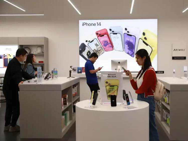 no utilizar equipos iPhone en China