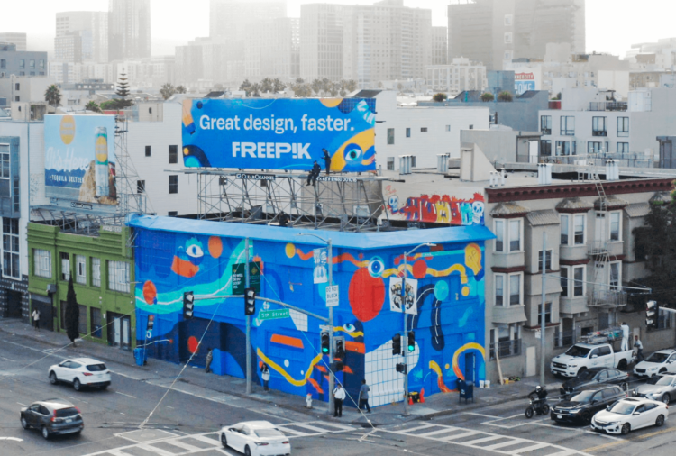 Freepik hace realidad su claim en San Francisco: diseña mejor y más rápido