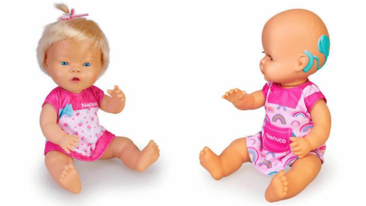 Nenuco lanza versiones de bebés con síndrome de Down e implante coclear