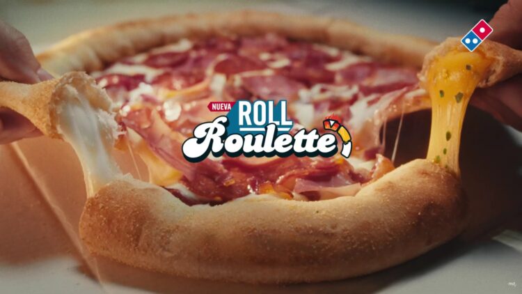 Domino’s promete dinamismo con esta pizza con bordes de queso distribuidos al azar